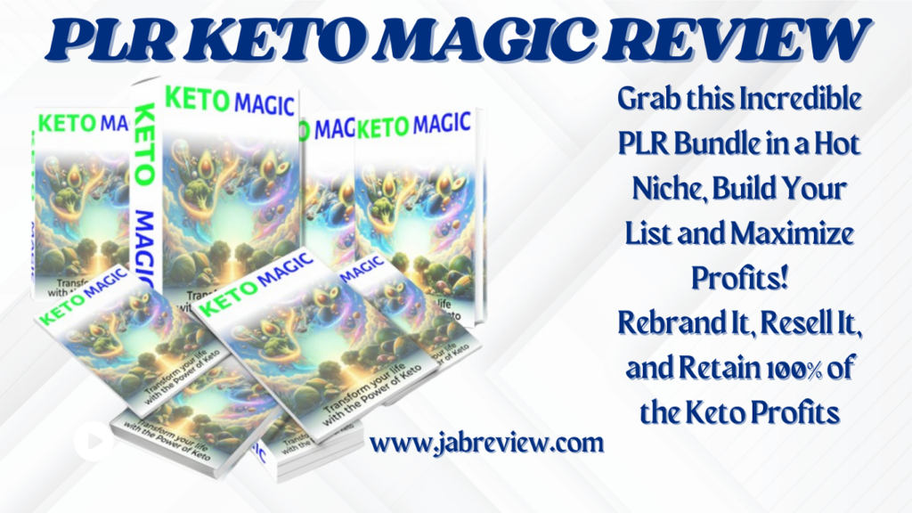 PLR Keto Magic Review – Full OTO & Upsell Details + Bonuses