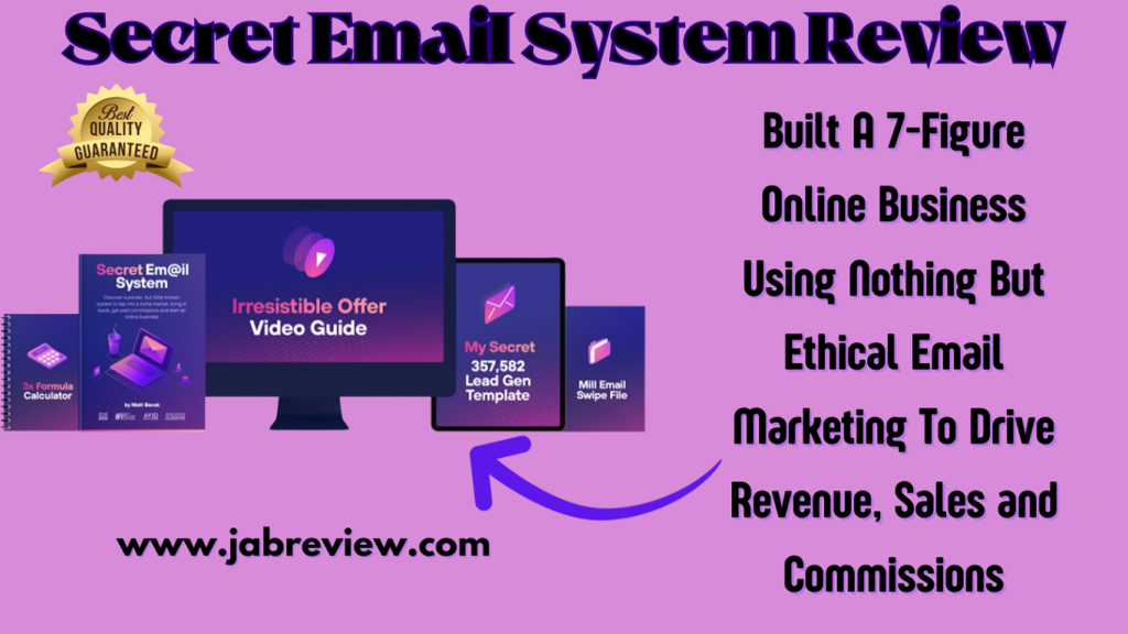 Secret Email System Review - All in All Email Marketing Solution
