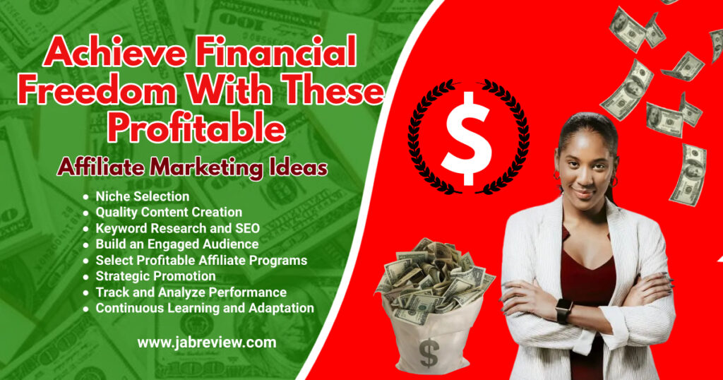 Achieve Financial Freedom With These Profitable Affiliate Marketing Ideas