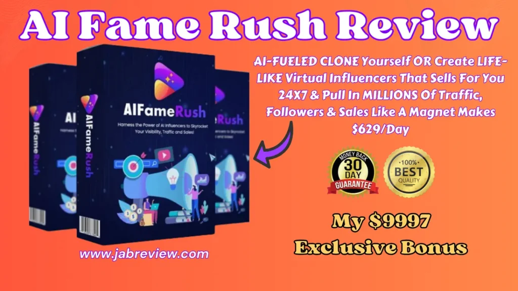 AI Fame Rush Review - Best AI-Powered Virtual Influencer Creation Tool