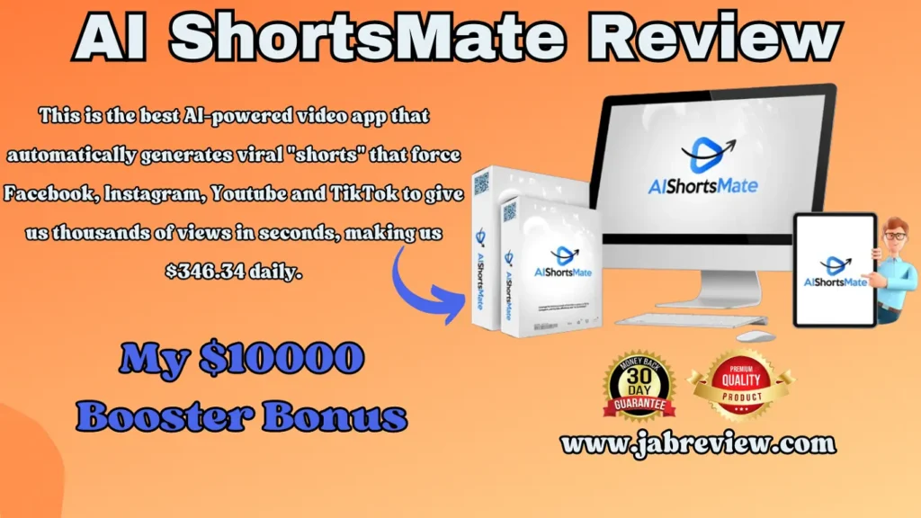AI ShortsMate Review - AI Powered All-In-One Best Video App (AI ShortsMate By Ariel Sanders)