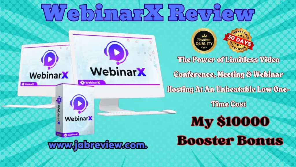 WebinarX Review - All-in-One Video Conference Hosting Platform