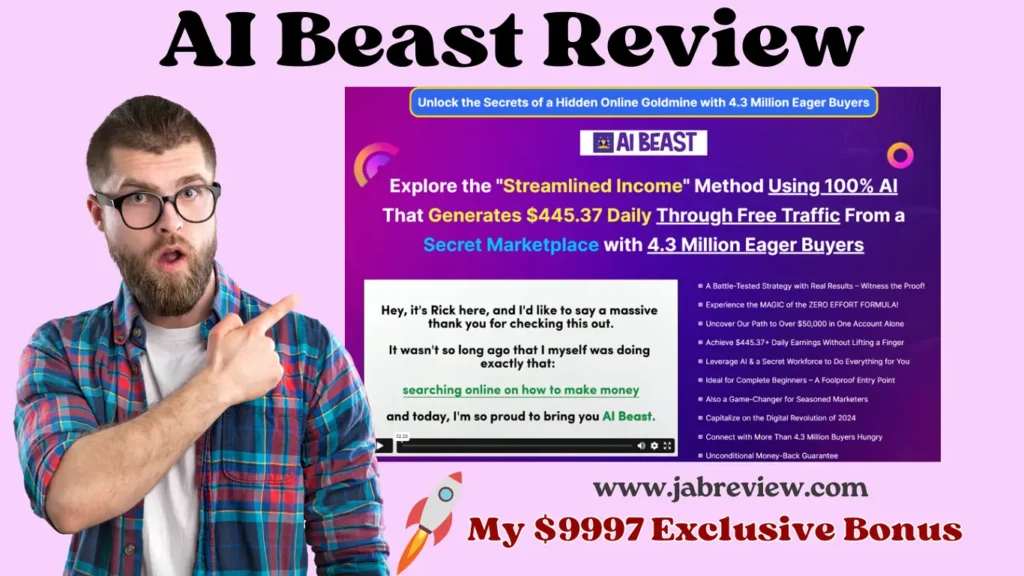AI Beast Review - Generates Us $445.37 Daily With Free Traffic