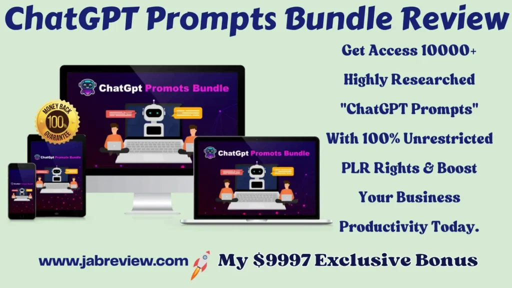 ChatGPT Prompts Bundle Review - Create Better Content with ChatGPT Prompts