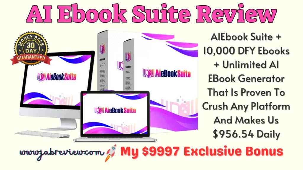 AI Ebook Suite Review - Create Profitable eBooks Any Niches