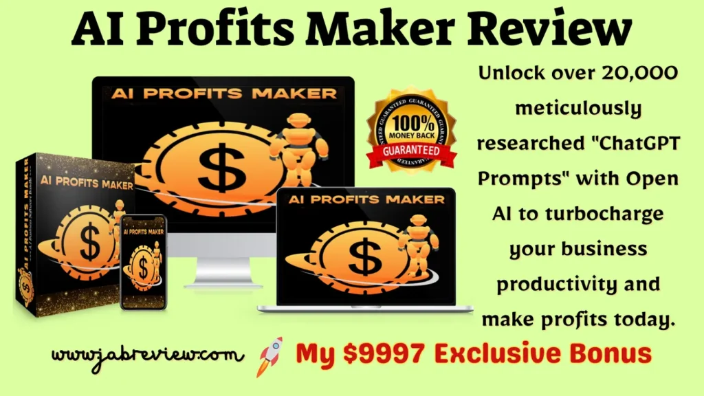 AI Profits Maker Review - Power of AI Writing With 20k ChatGPT Prompts