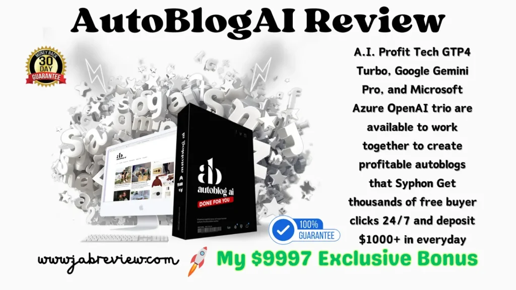 AutoBlogAI Review - Generate SEO-Optimized Article & Free Organic Traffic Automatically
