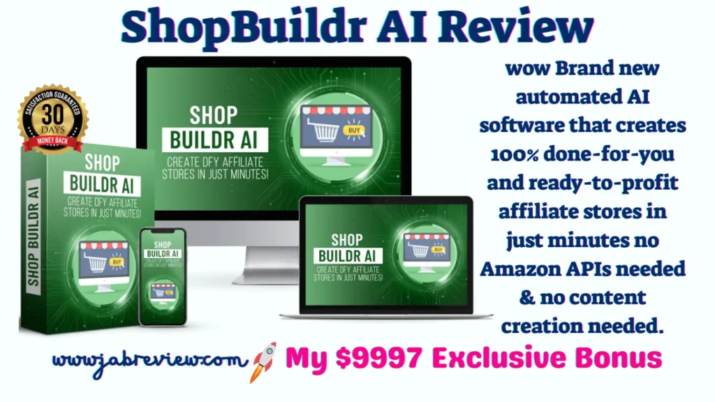 ShopBuildr AI Review - Create Ecom Affiliate Sites In Just Minutes