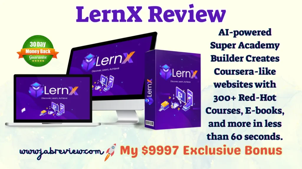 LernX Review - Create Multiple E-learning Sites in Just 60 Seconds
