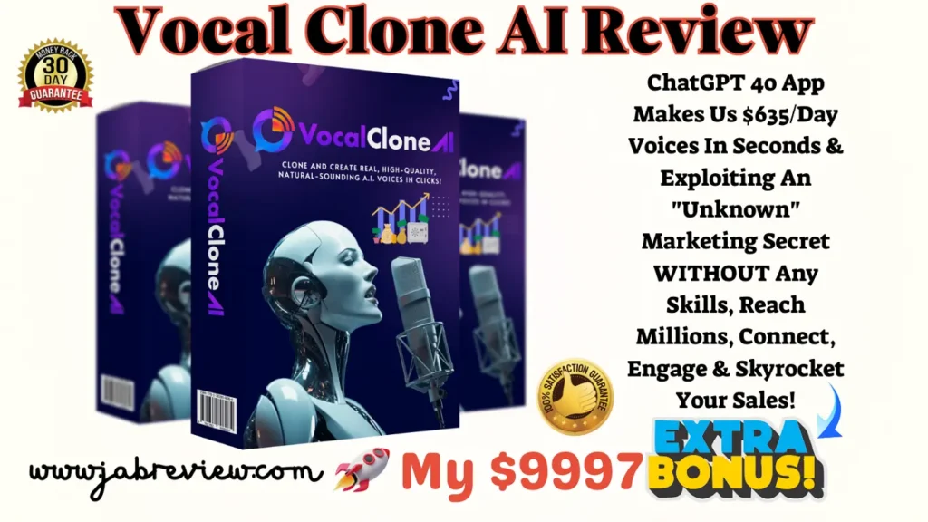 Vocal Clone AI Review - Best AI Voice Cloning Platform Built For Marketers