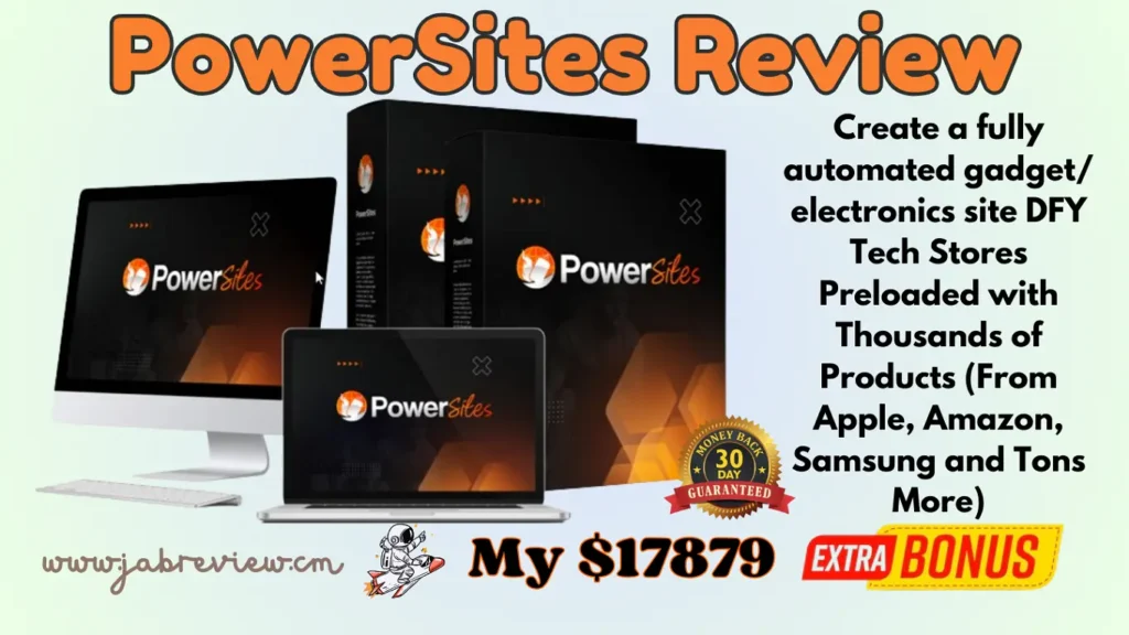 PowerSites Review - Build Automated Gadget Review Site with Free Traffic