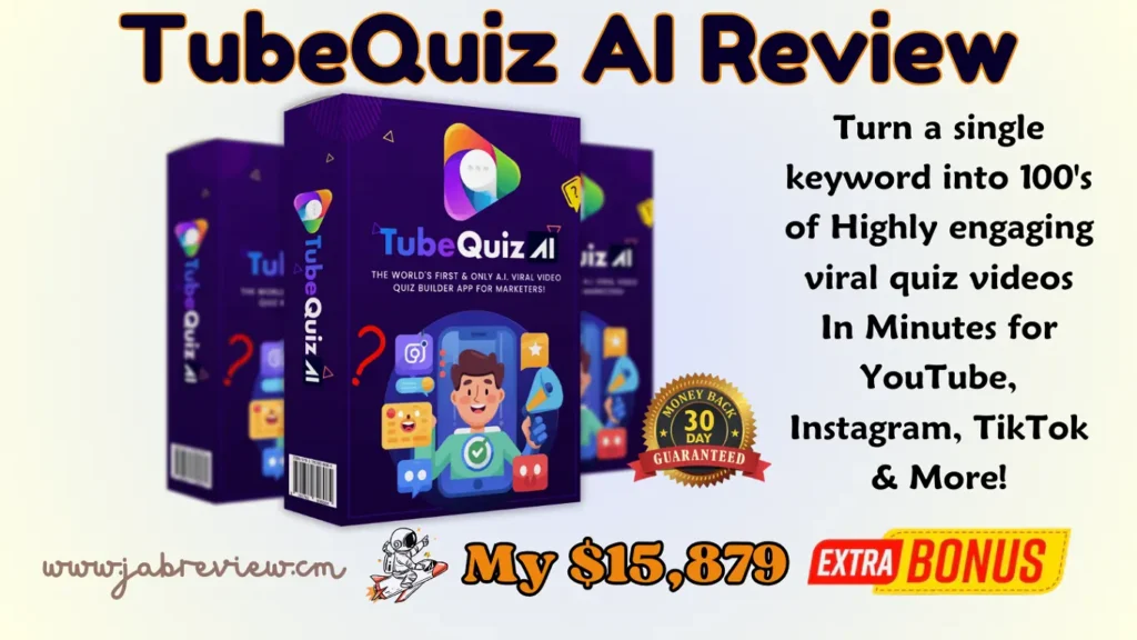 TubeQuiz AI Review - Auto Generate Quiz Videos With AI In Just 1 Click