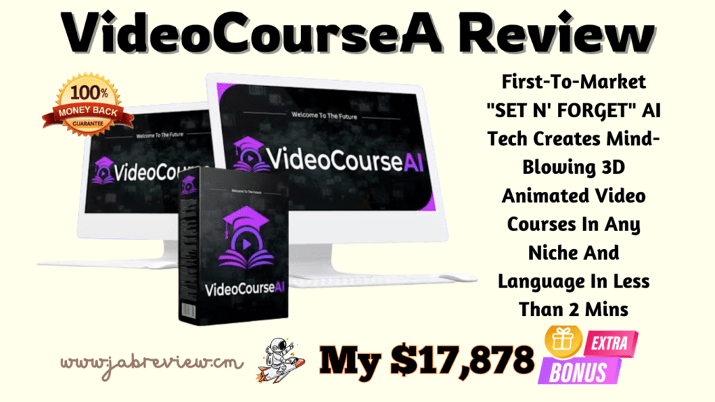 VideoCourseAI Review - Create & Sell HQ AI Video Courses In Any Category