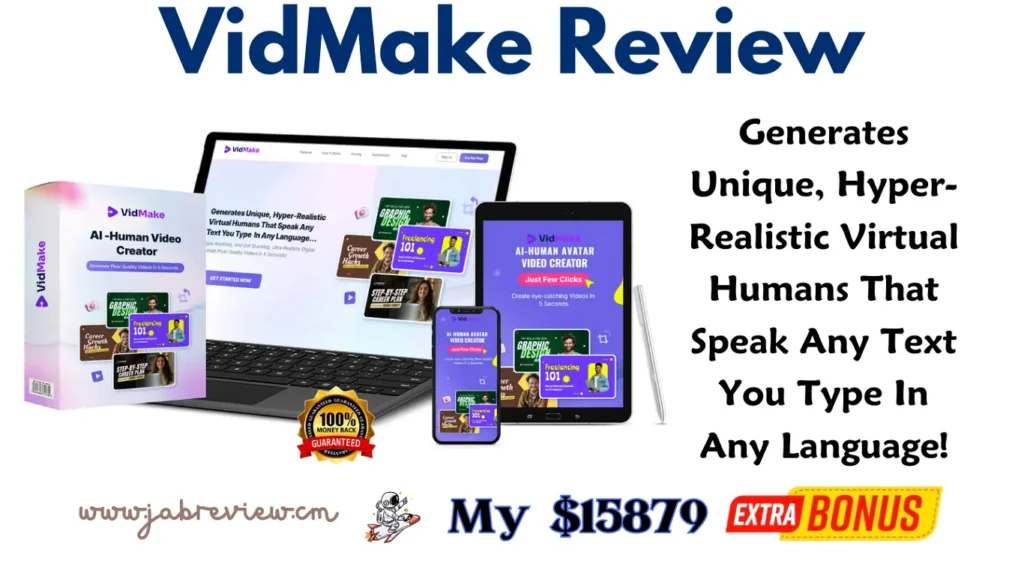 VidMake Review - Creating Studio-Quality AI-Human Spokesperson Video