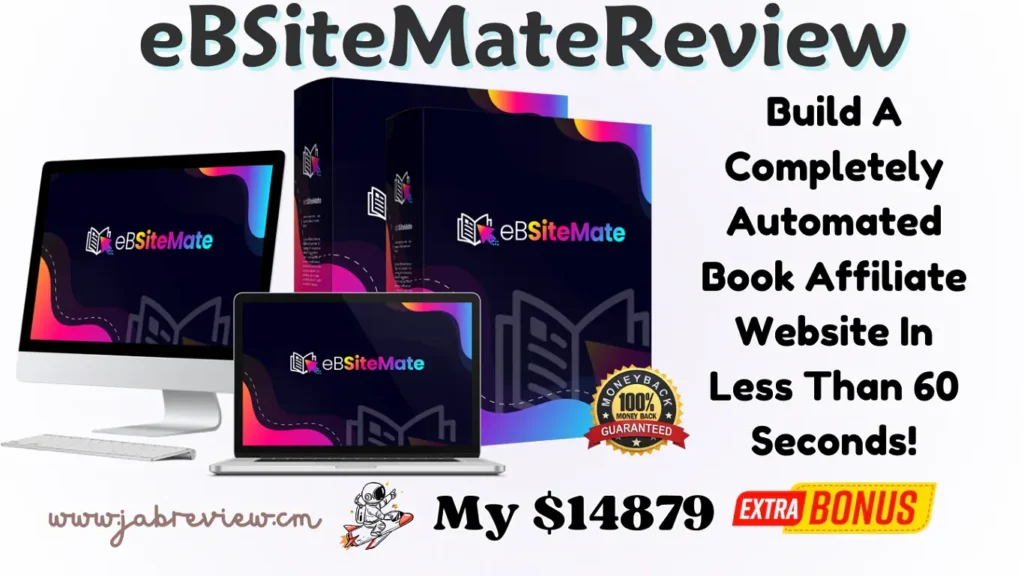 eBSiteMate Review - Build Your Own Fully Automated Book Affiliate Website