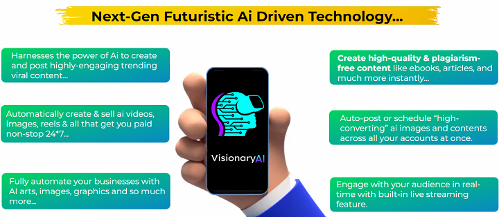 Visionary AI Review - New AI App Generate 4K AI Videos & Profit $378/day